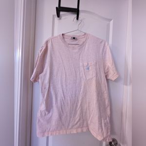 Textured pink speckle t-shirt